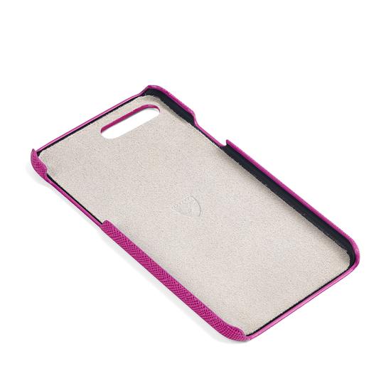 iPhone 7 Plus Leather Cover in Orchid Saffiano from Aspinal of London