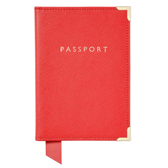 Classic Travel Collection in Dahlia Saffiano from Aspinal of London