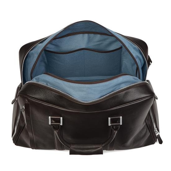 Aerodrome Long Weekender in Dark Brown Pebble from Aspinal of London