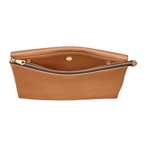 City Document Case in Smooth Natural Tan from Aspinal of London