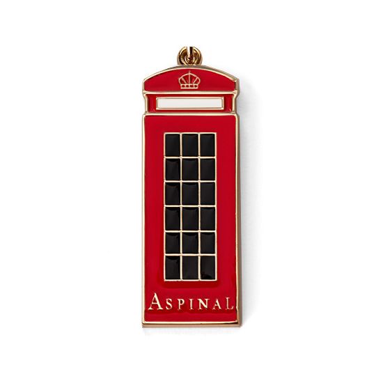 London Telephone Box Key Ring from Aspinal of London