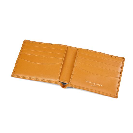 Billfold Wallet in Smooth Mustard from Aspinal of London