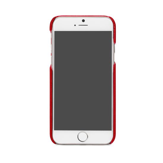 iPhone 7 Plus Leather Cover in Scarlet Saffiano from Aspinal of London