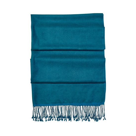 Essential Silk & Cashmere Pashmina in Topaz from Aspinal of London