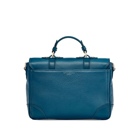 Small City Mollie Satchel in Topaz Pebble from Aspinal of London