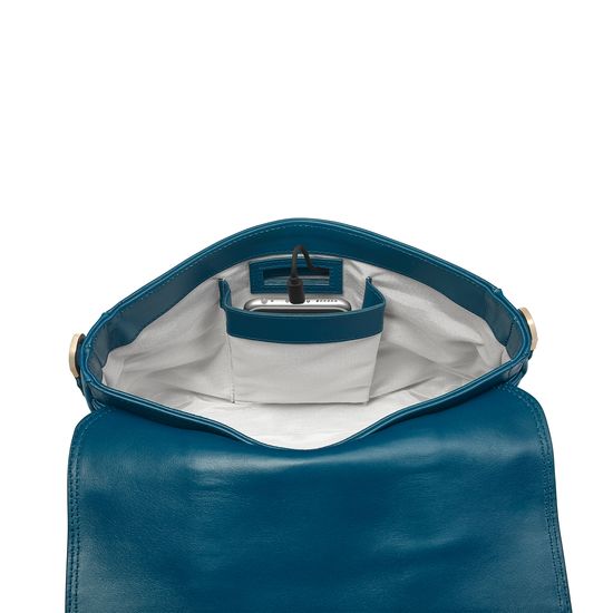 Small City Mollie Satchel in Topaz Pebble from Aspinal of London