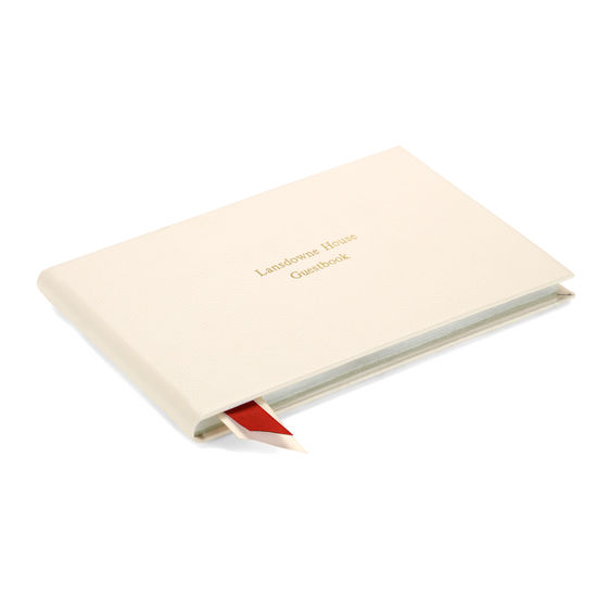 Pastel Guest Book in Ivory from Aspinal of London