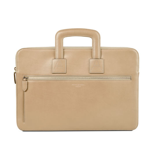 Connaught Document Case in Smooth Deer from Aspinal of London