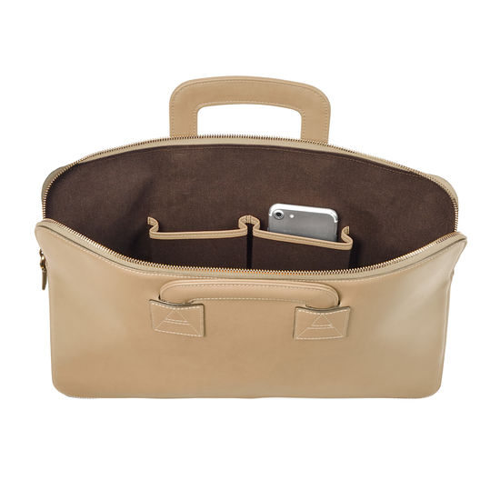 Connaught Document Case in Smooth Deer from Aspinal of London