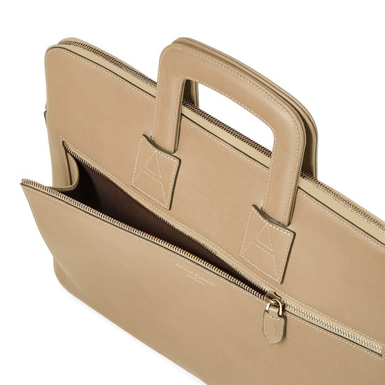 Connaught Document Case in Smooth Deer from Aspinal of London