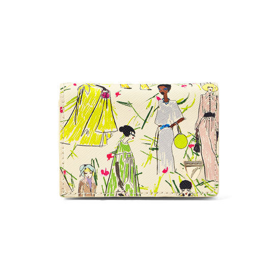 Giles x Aspinal (Accordion Card Holder - Girls Print) from Aspinal of London