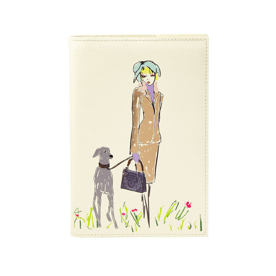 Giles x Aspinal (Refillable A5 Journal - Girl Print) from Aspinal of London
