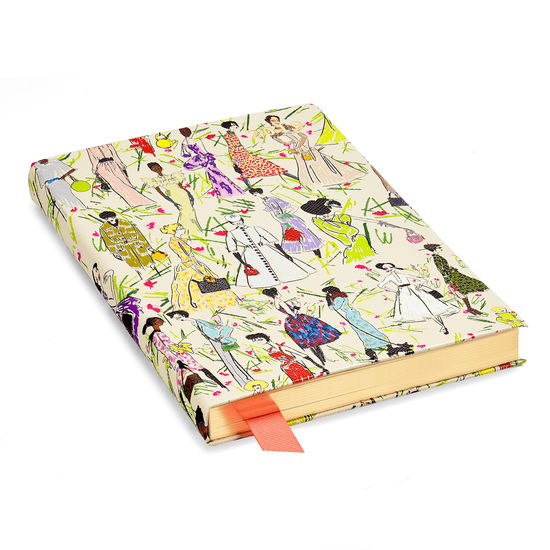 Giles x Aspinal (A5 Day to Page Diary - Girls Print) from Aspinal of London