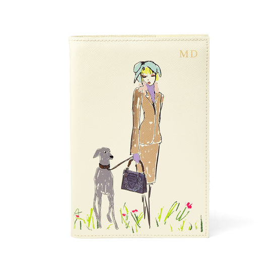 Giles x Aspinal (Refillable A5 Journal - Girl Print) from Aspinal of London