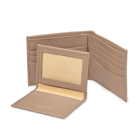 Large ID Wallet in Smooth Camel from Aspinal of London
