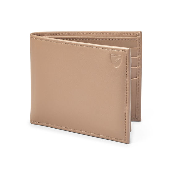 Large ID Wallet in Smooth Camel from Aspinal of London