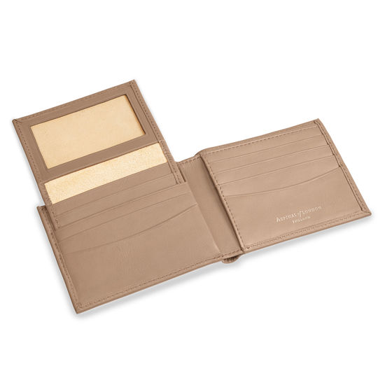 Large ID Wallet in Smooth Camel from Aspinal of London