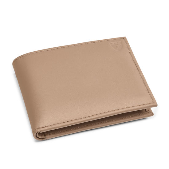 Large ID Wallet in Smooth Camel from Aspinal of London