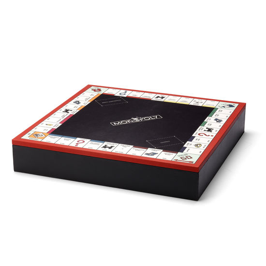 Monopoly Set in Red & Black from Aspinal of London
