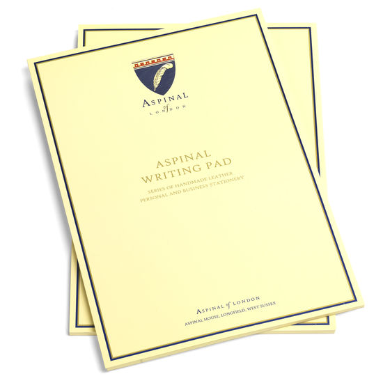 A4 Writing Pad Refill with Lined Pages from Aspinal of London