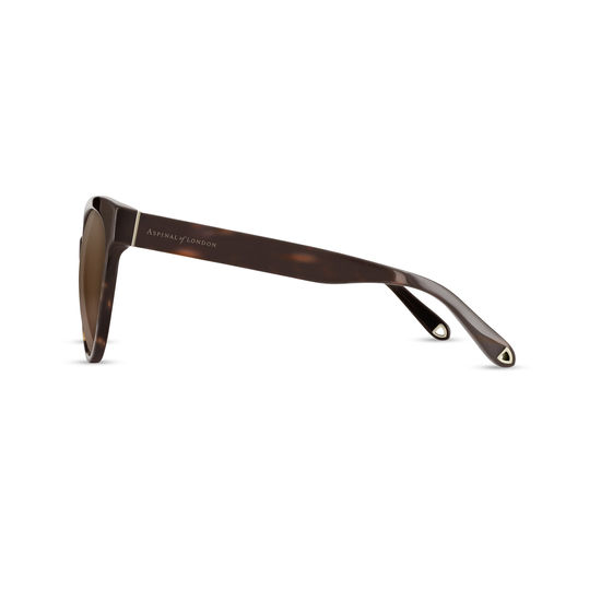 Capri Sunglasses in Tortoiseshell Acetate from Aspinal of London