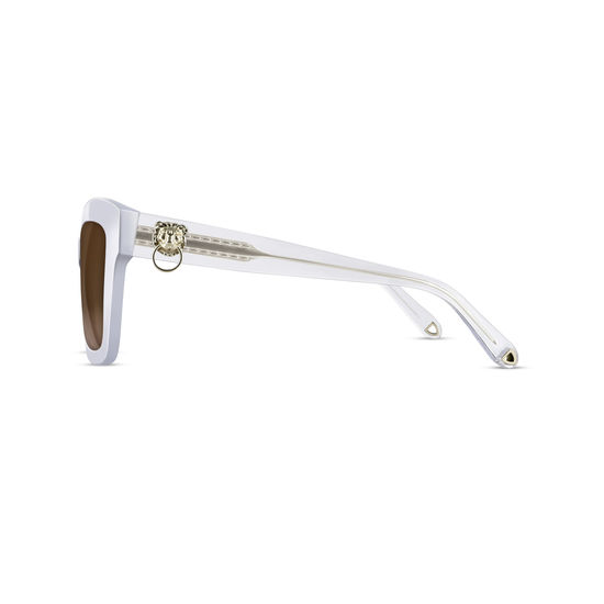 Amalfi Sunglasses in Crystal Acetate from Aspinal of London