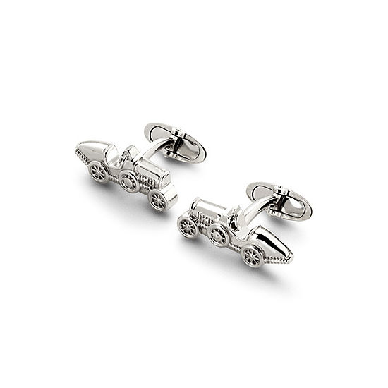 Sterling Silver Classic Car Cufflinks from Aspinal of London