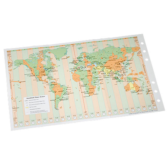 Executive Organiser World Map Insert from Aspinal of London