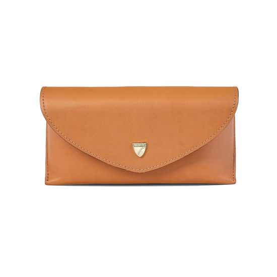 Leather Sunglasses Case in Smooth Tan from Aspinal of London