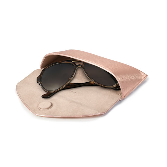 rose gold sunglasses case