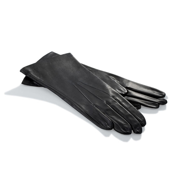 Women’s Leather Gloves in Black Aspinal of London